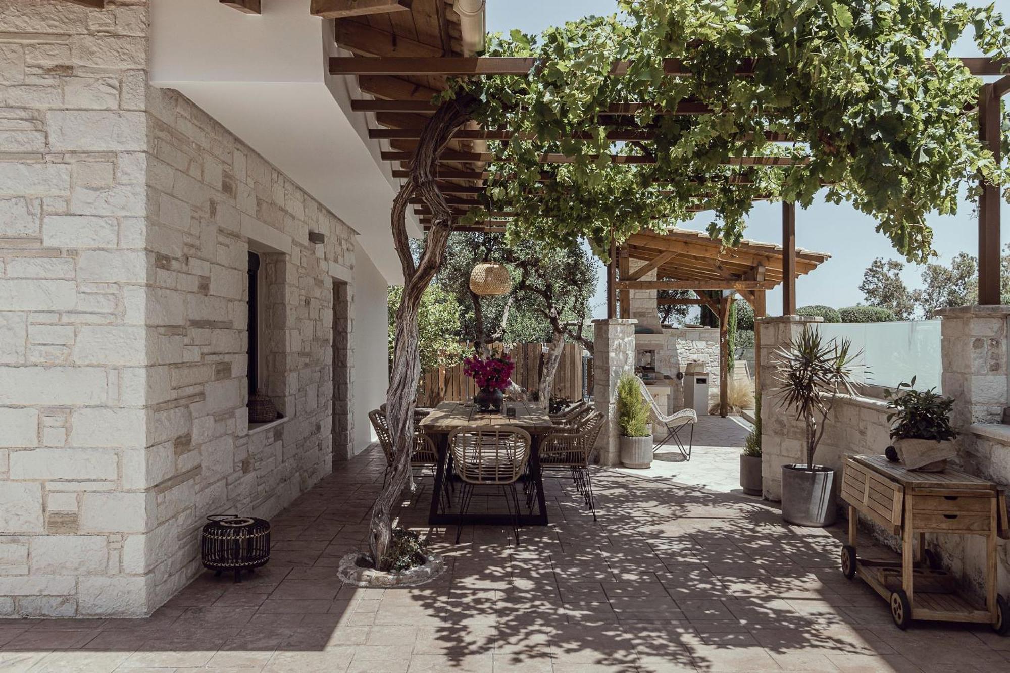 Antonia Blue Villa Mourniaí Dış mekan fotoğraf